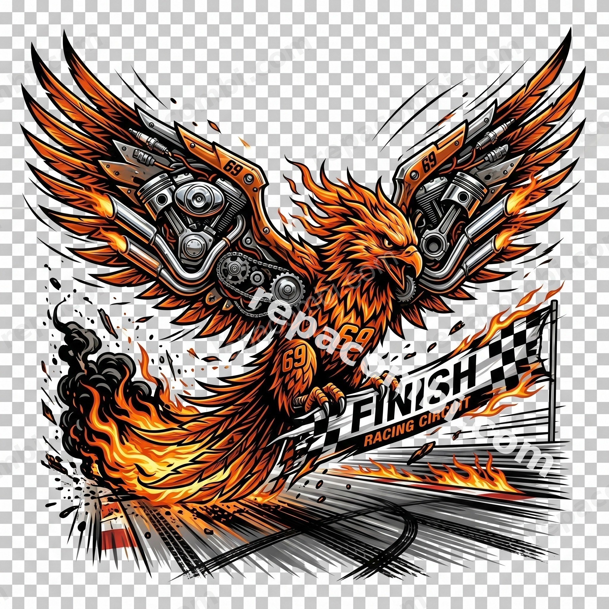 Phoenix Mécanique - DTF moto Répa Combi