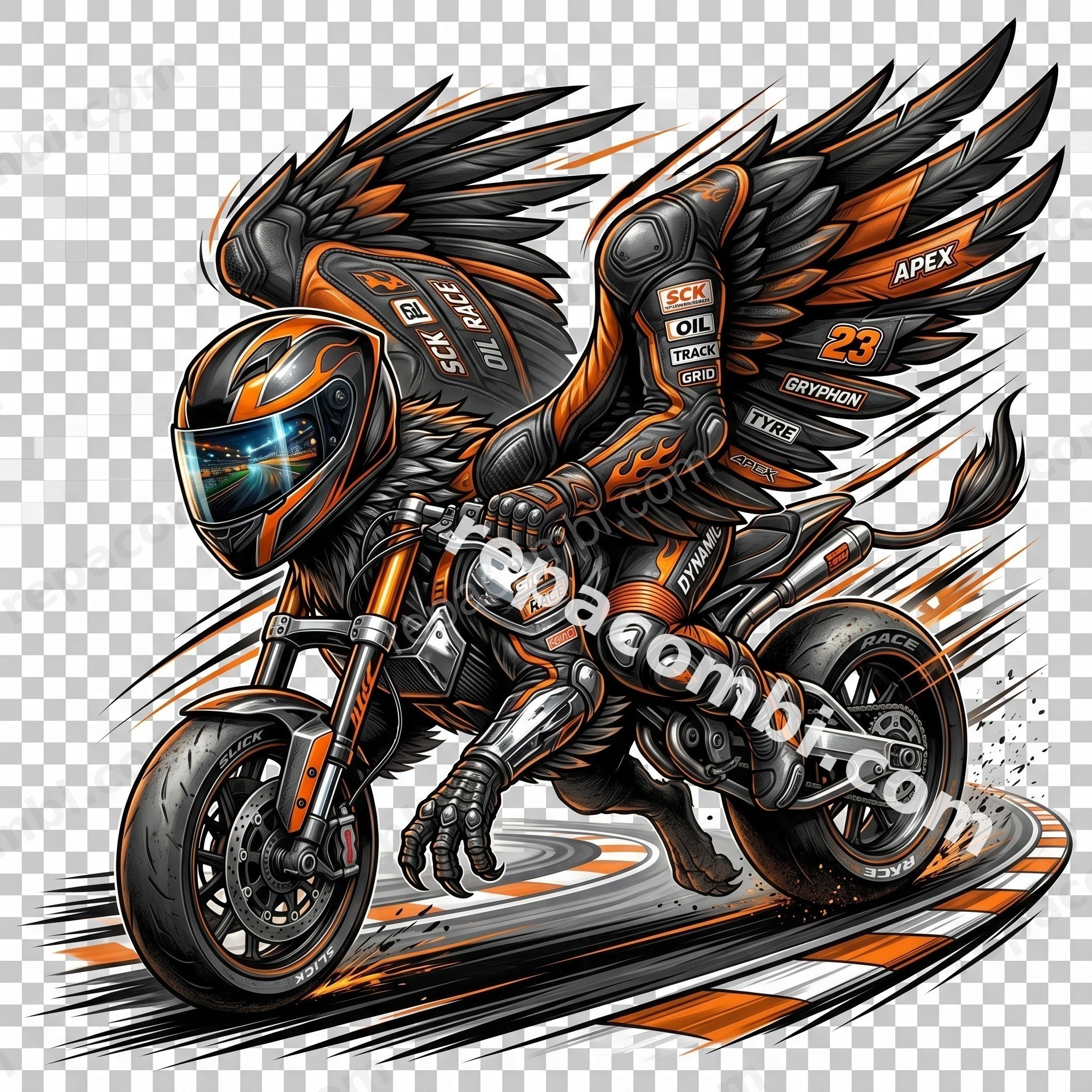 Griffin Racing - DTF moto Répa Combi