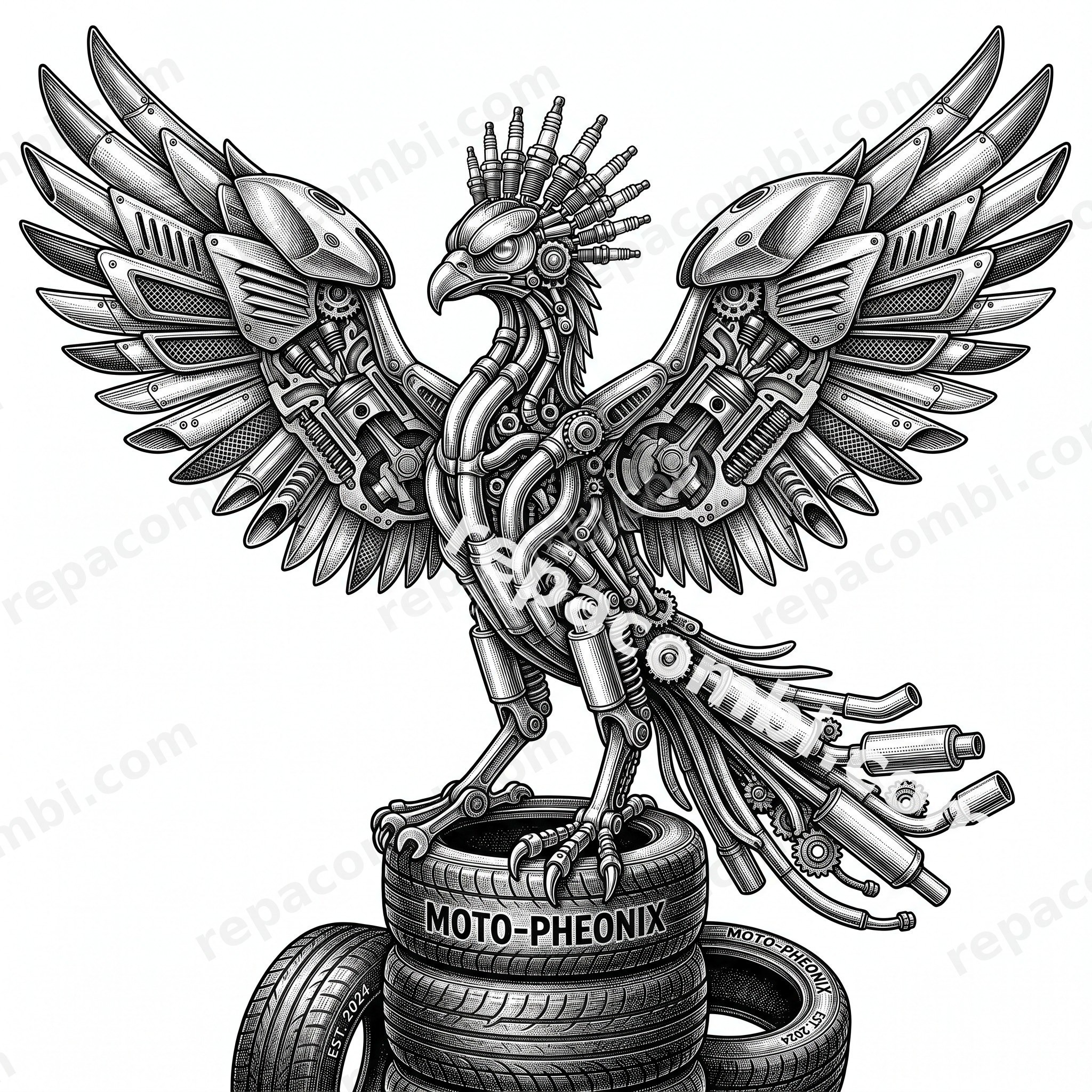 Phoenix Aigle Technique - DTF moto Répa Combi