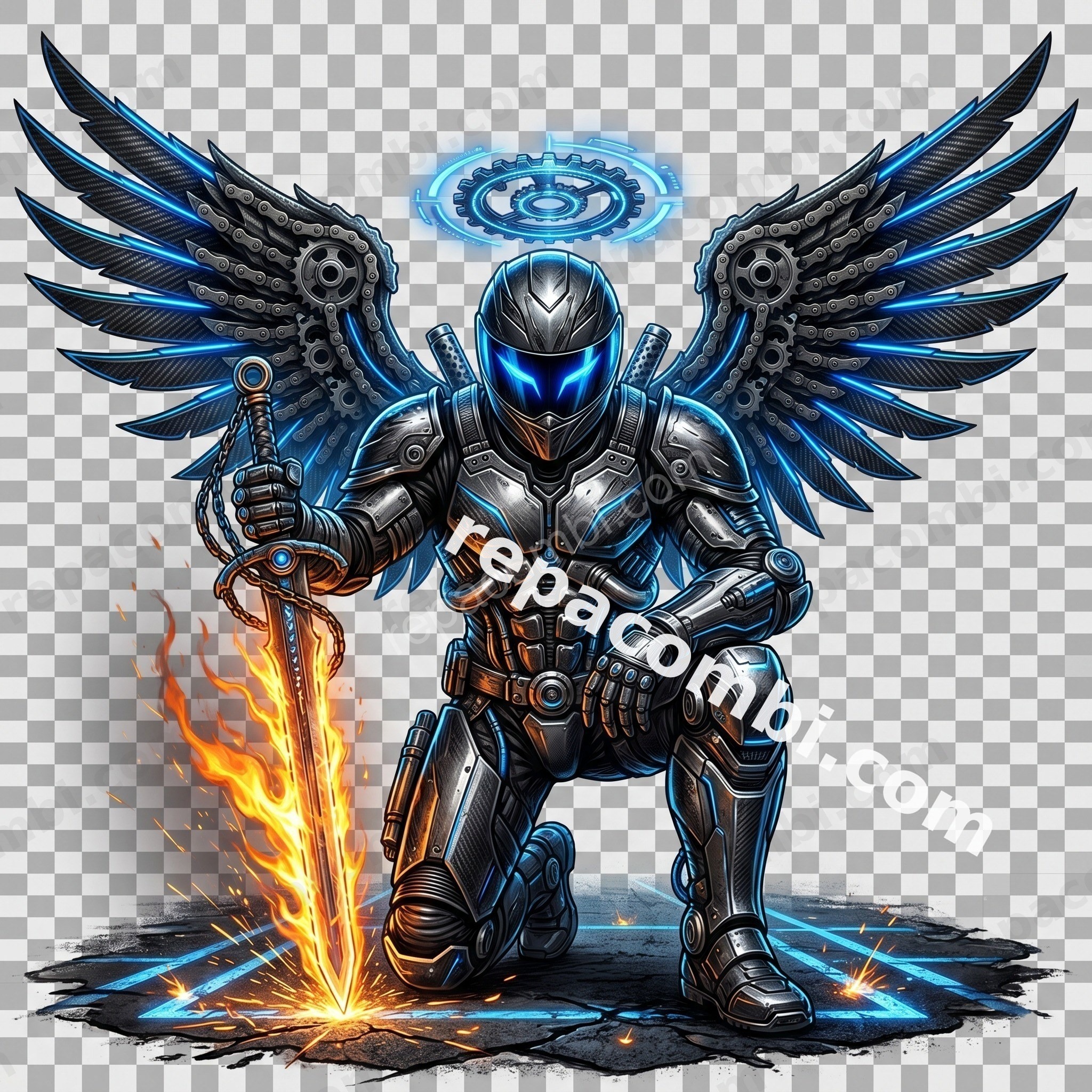 Dark Angel Racing - DTF moto Répa Combi