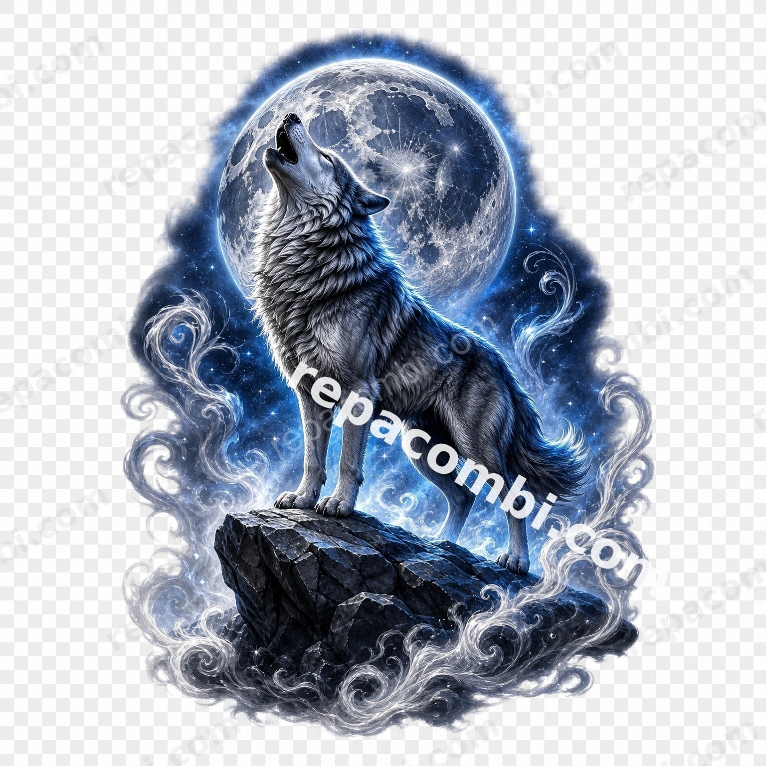 Loup Mystique - DTF moto Répa Combi