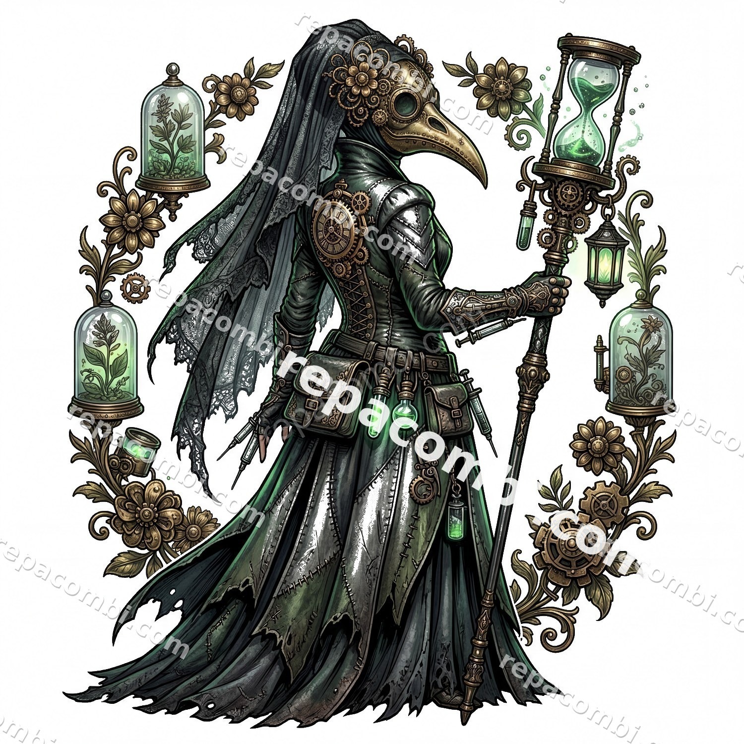 Plague Doctor - DTF moto Répa Combi