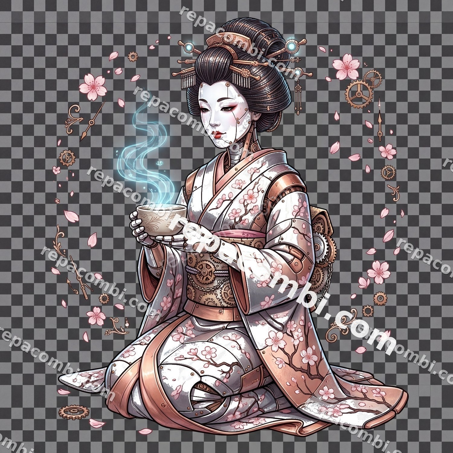 Geisha Automaton - DTF moto Répa Combi