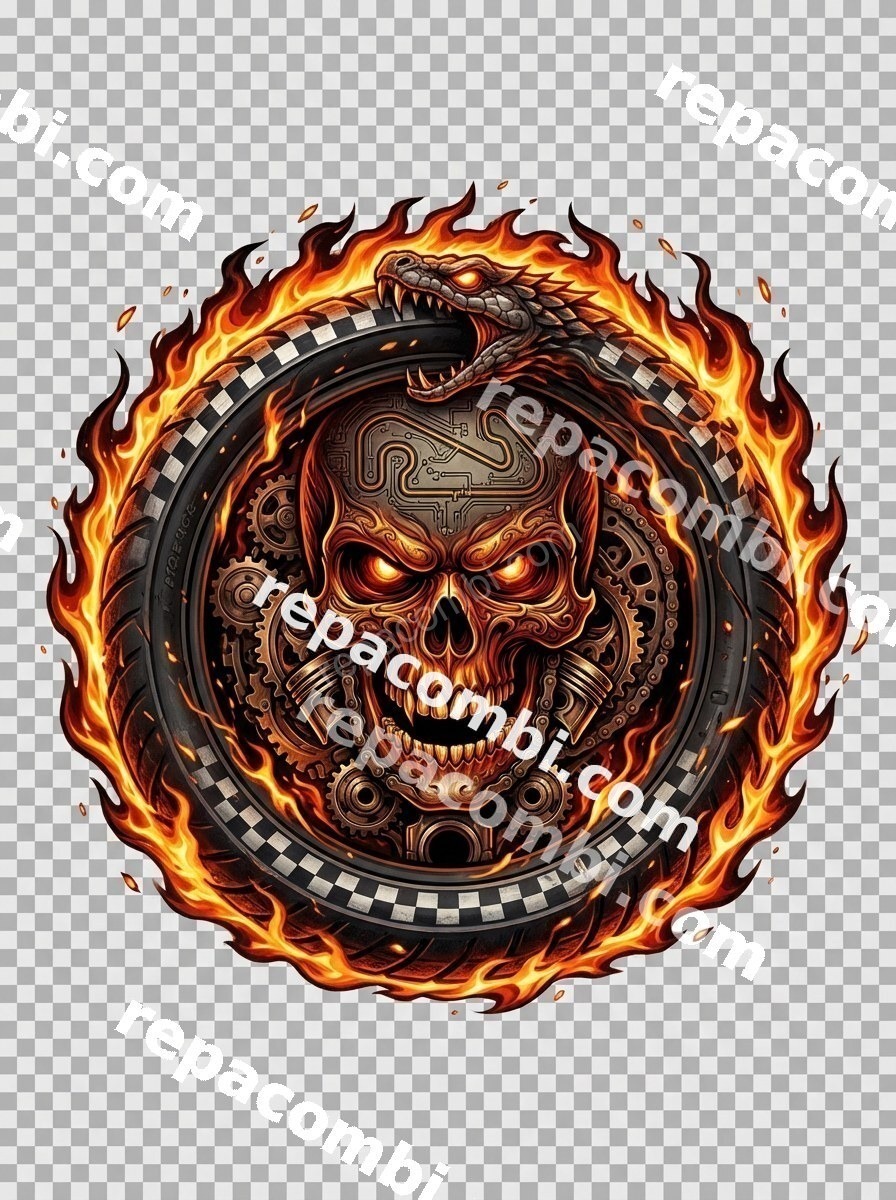 Ouroboros Tire - DTF moto Répa Combi
