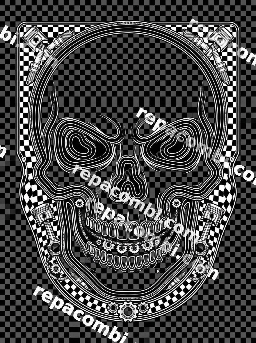 Circuit Skull Map - DTF moto Répa Combi