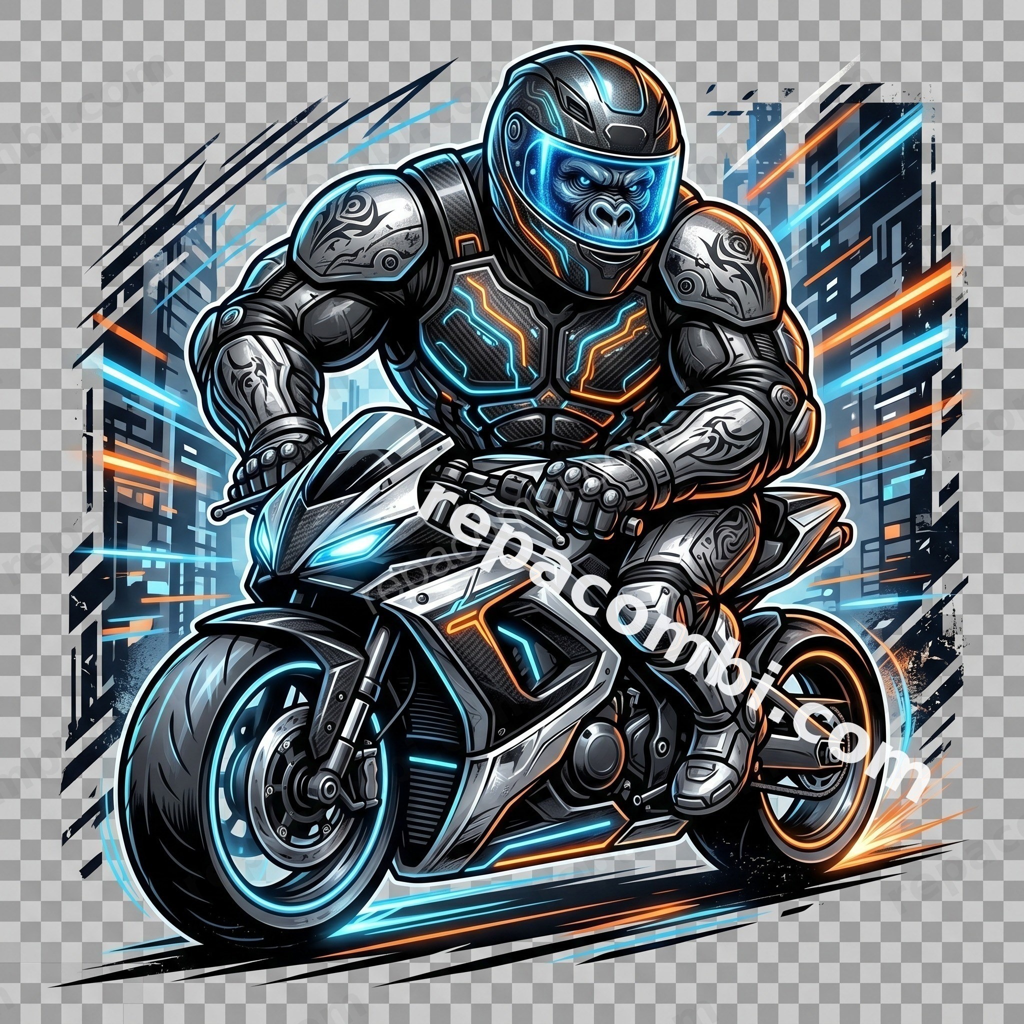Gorilla Biker - DTF moto Répa Combi
