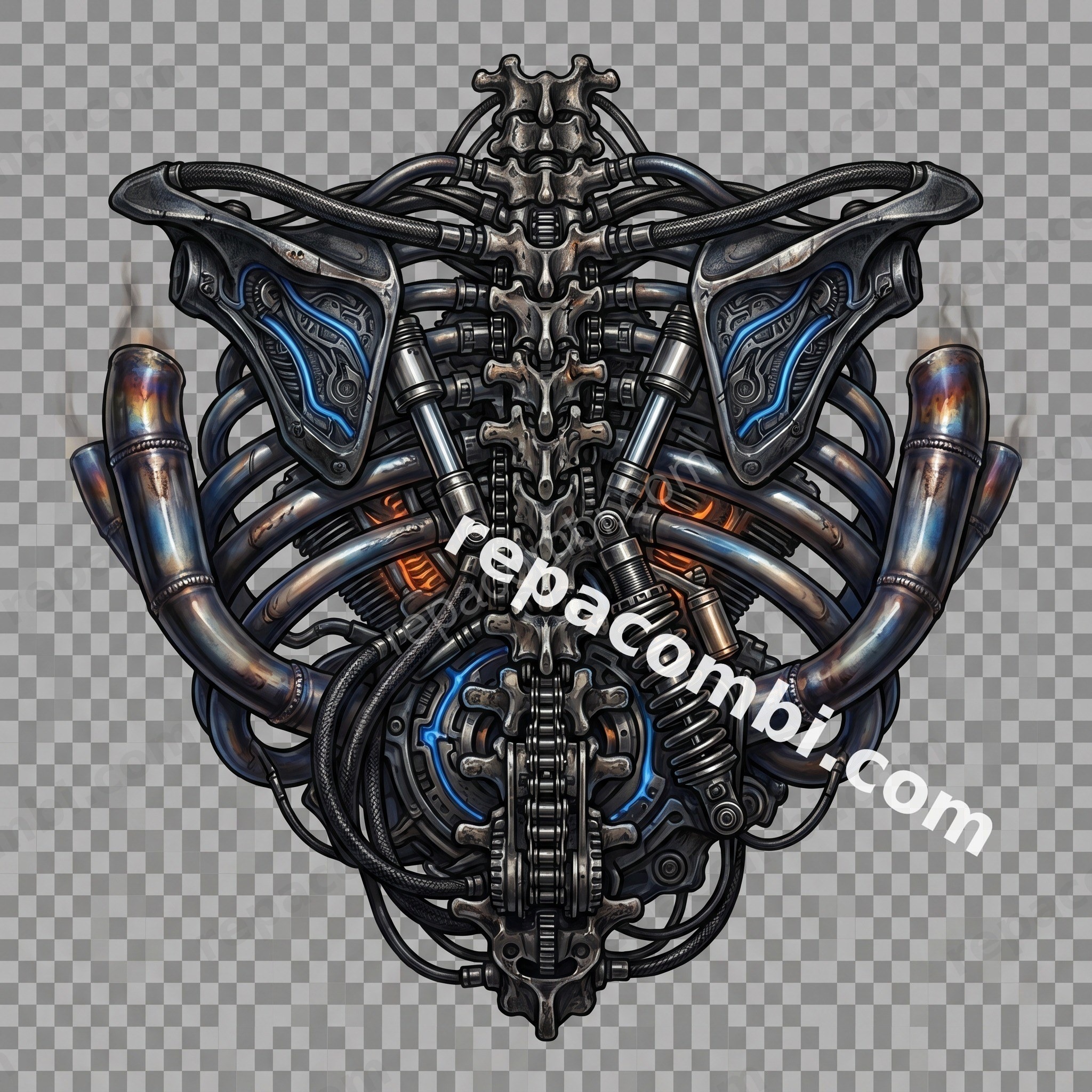 Biomechanical Spine - DTF moto Répa Combi