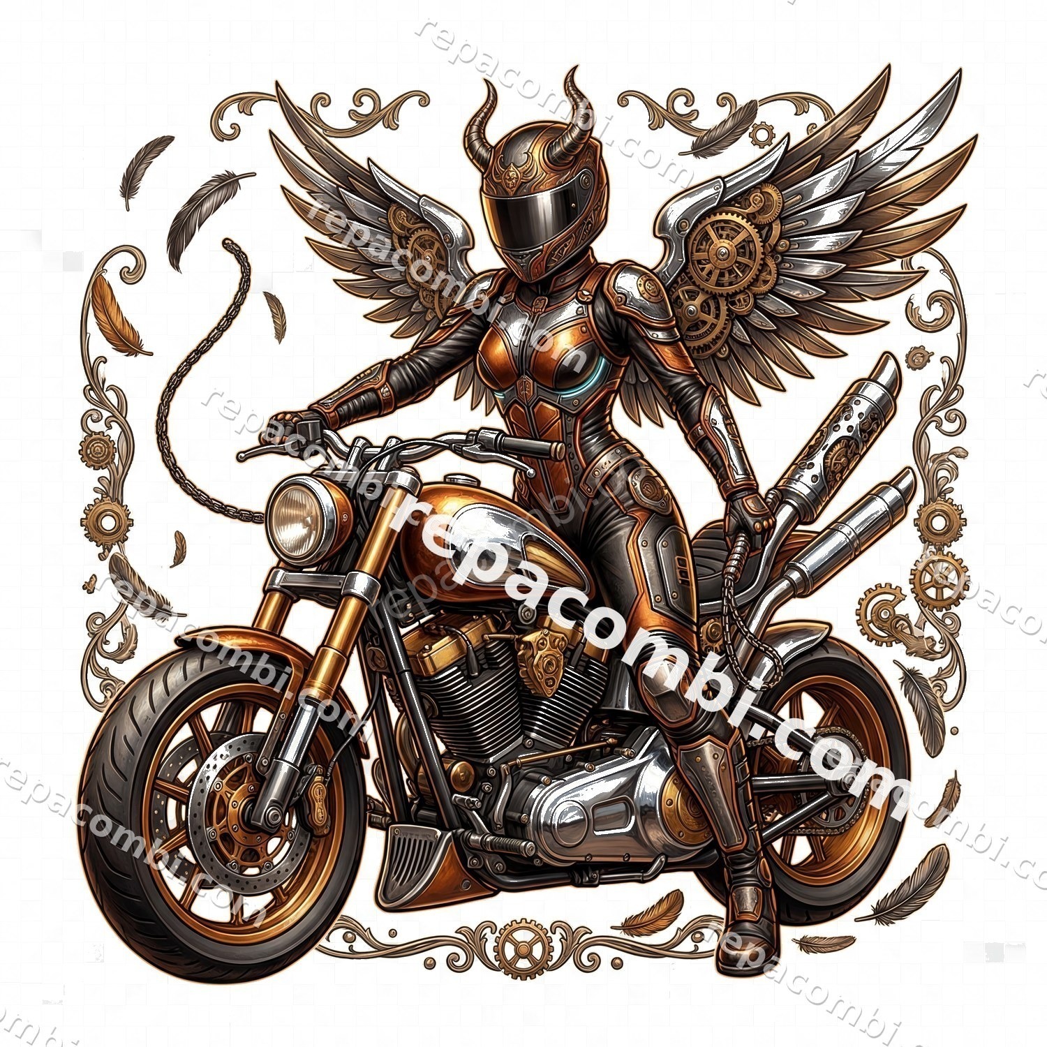 Angel Biker - DTF moto Répa Combi