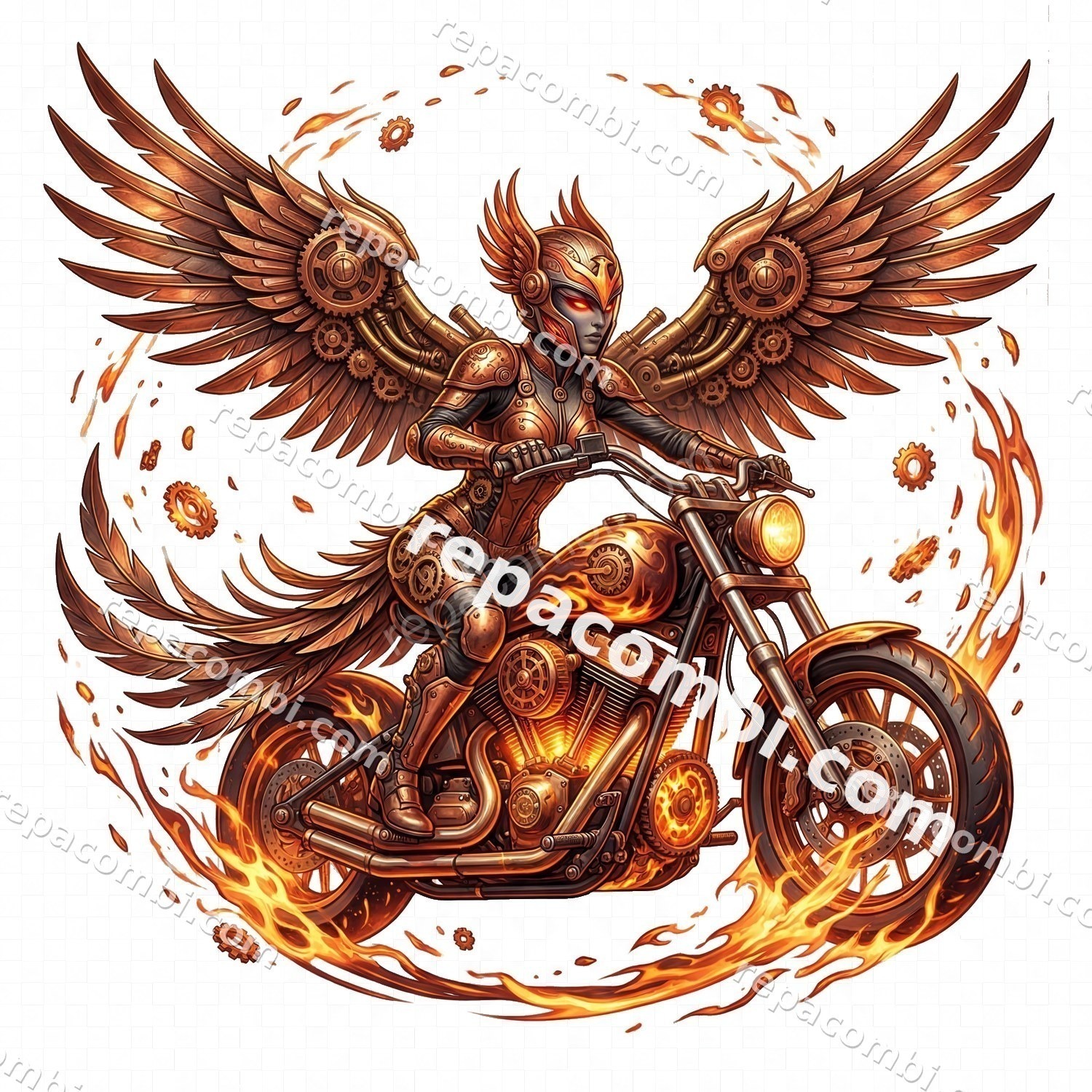 Phoenix Rider - DTF moto Répa Combi