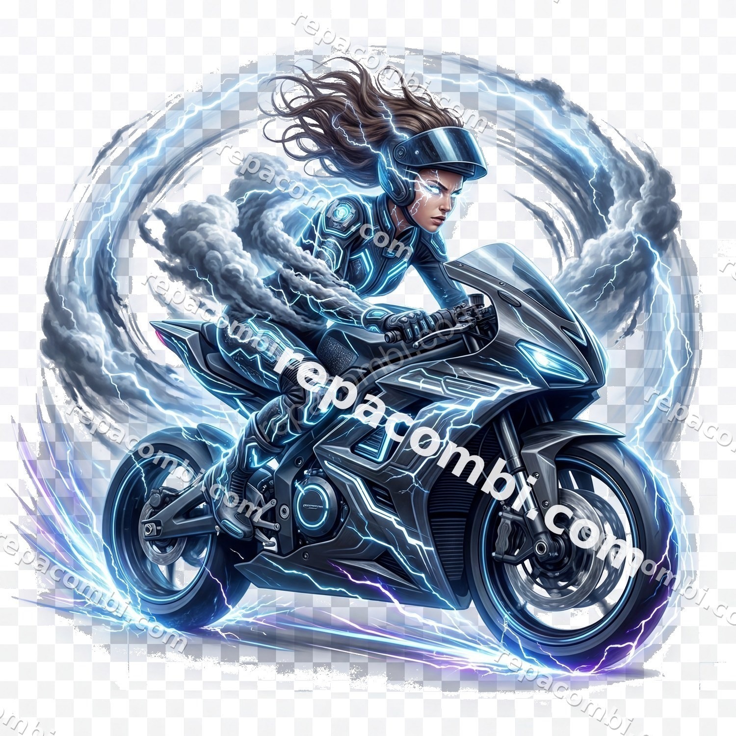 Storm Electric Rider - DTF moto Répa Combi