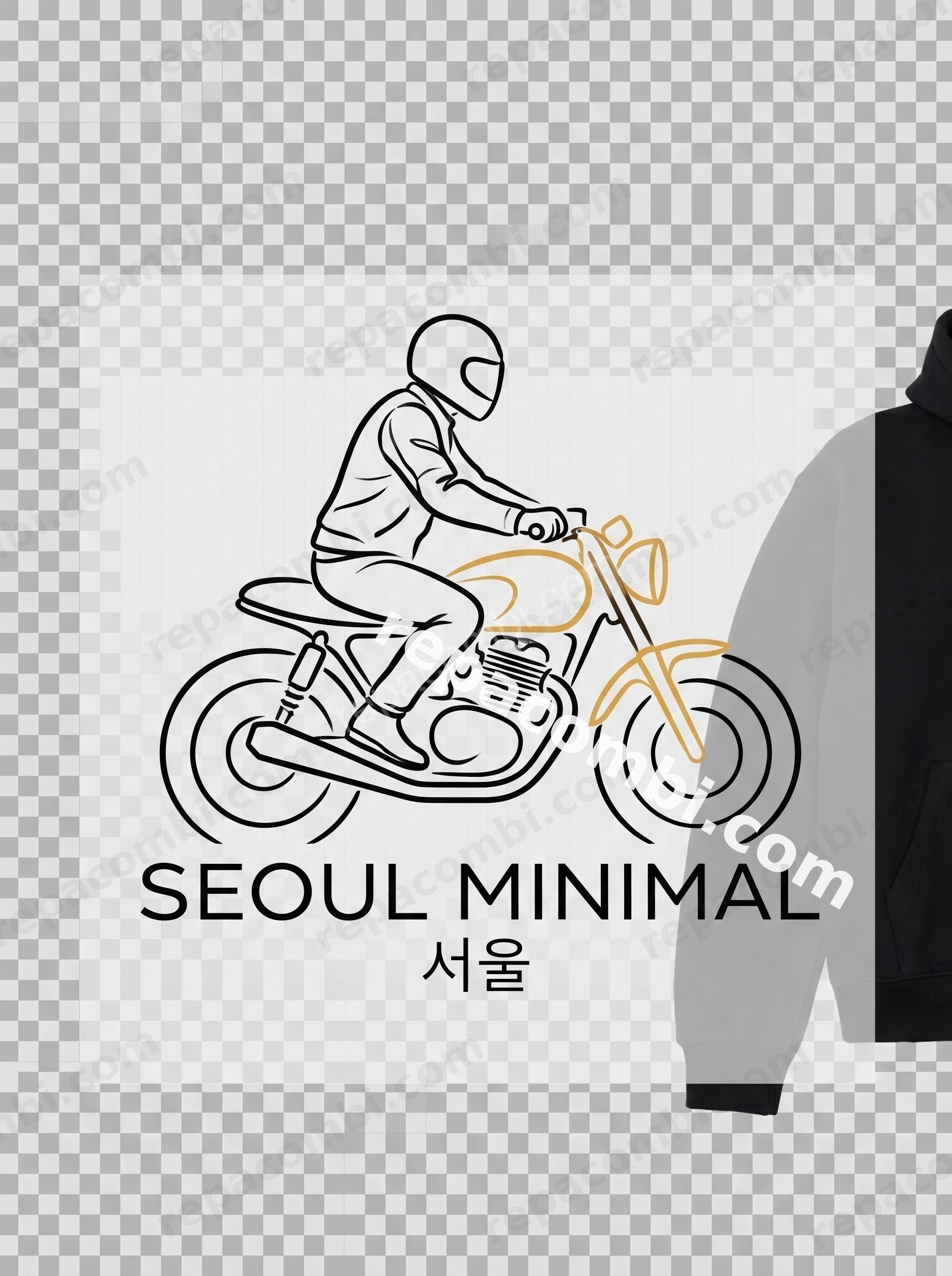 Seoul Minimal - DTF K-Pop Racer Répa Combi