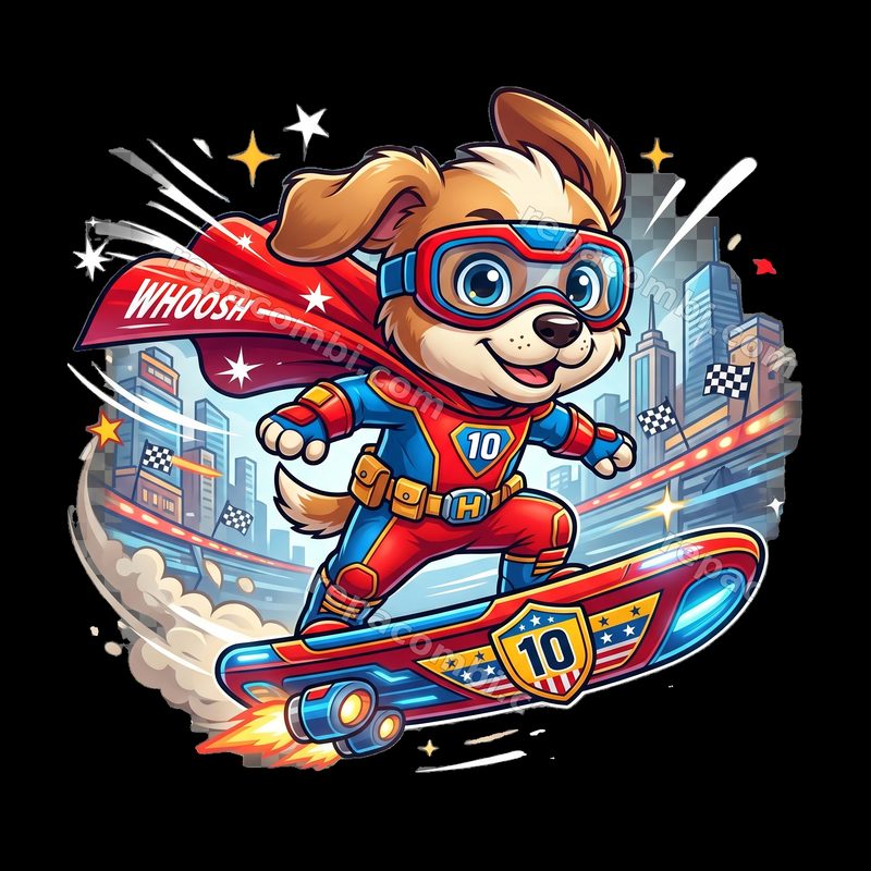 Puppy Hover Board Hero