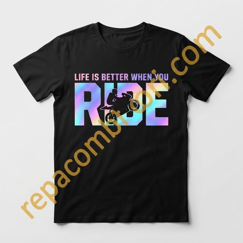 Life Is Better When You Ride - Design brut