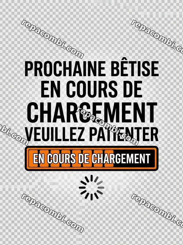 Design textile Betise Chargement - film thermocollant à coller au fer