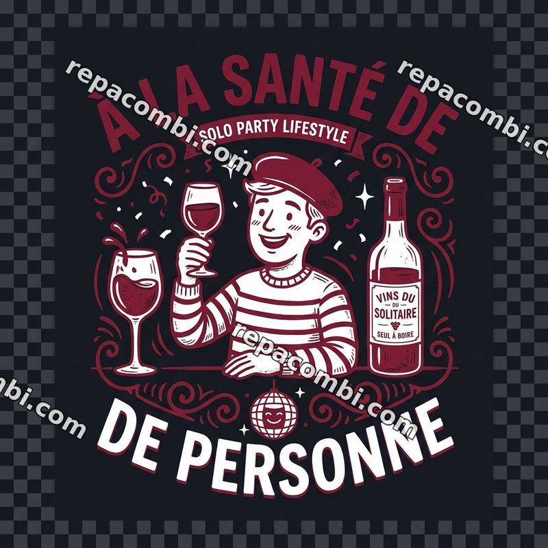 Design textile Sante Personne - film thermocollant à coller au fer