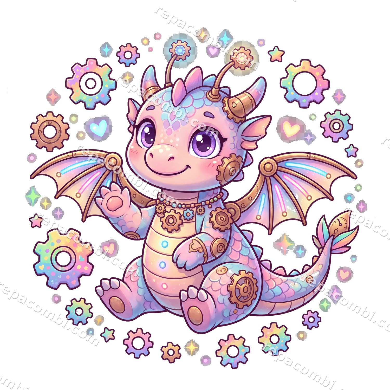 Baby Dragon Biomech — DTF Mini Bikers
