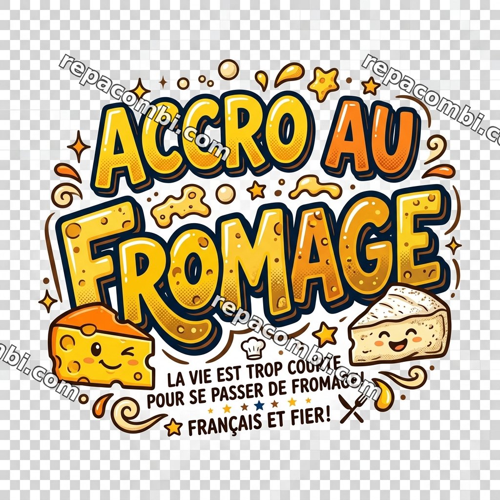 Accro Fromage Accro Fromage — ‘Accro au fromage’ punchline FR gourmande