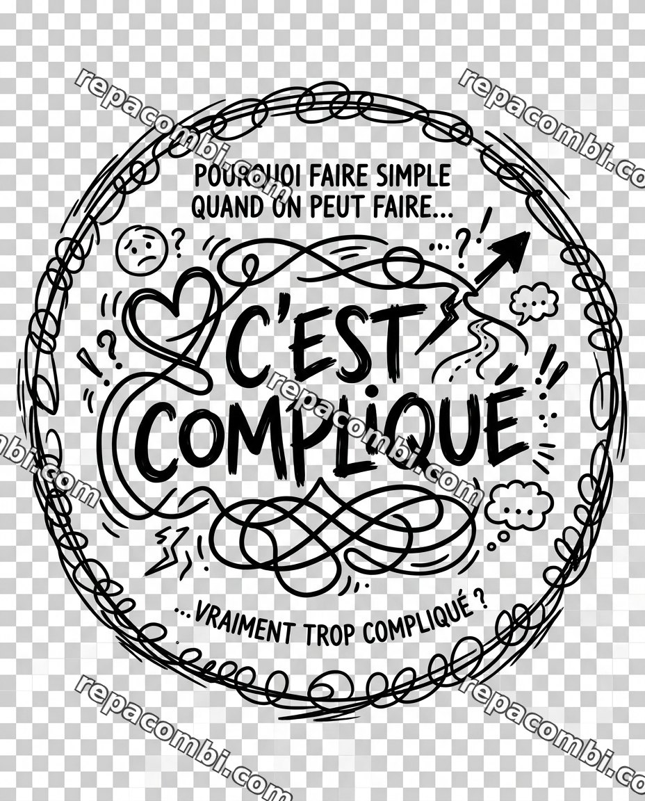 C’est Complique C’est Complique — ‘C’est compliqué’, phrase relation