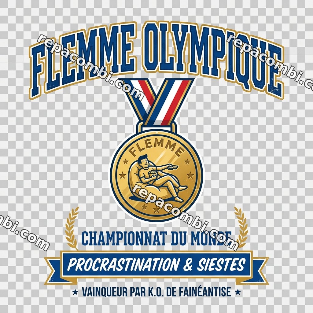 Flemme Olympique Flemme Olympique — ‘Flemme olympique’ médaille d’or de la glandouille