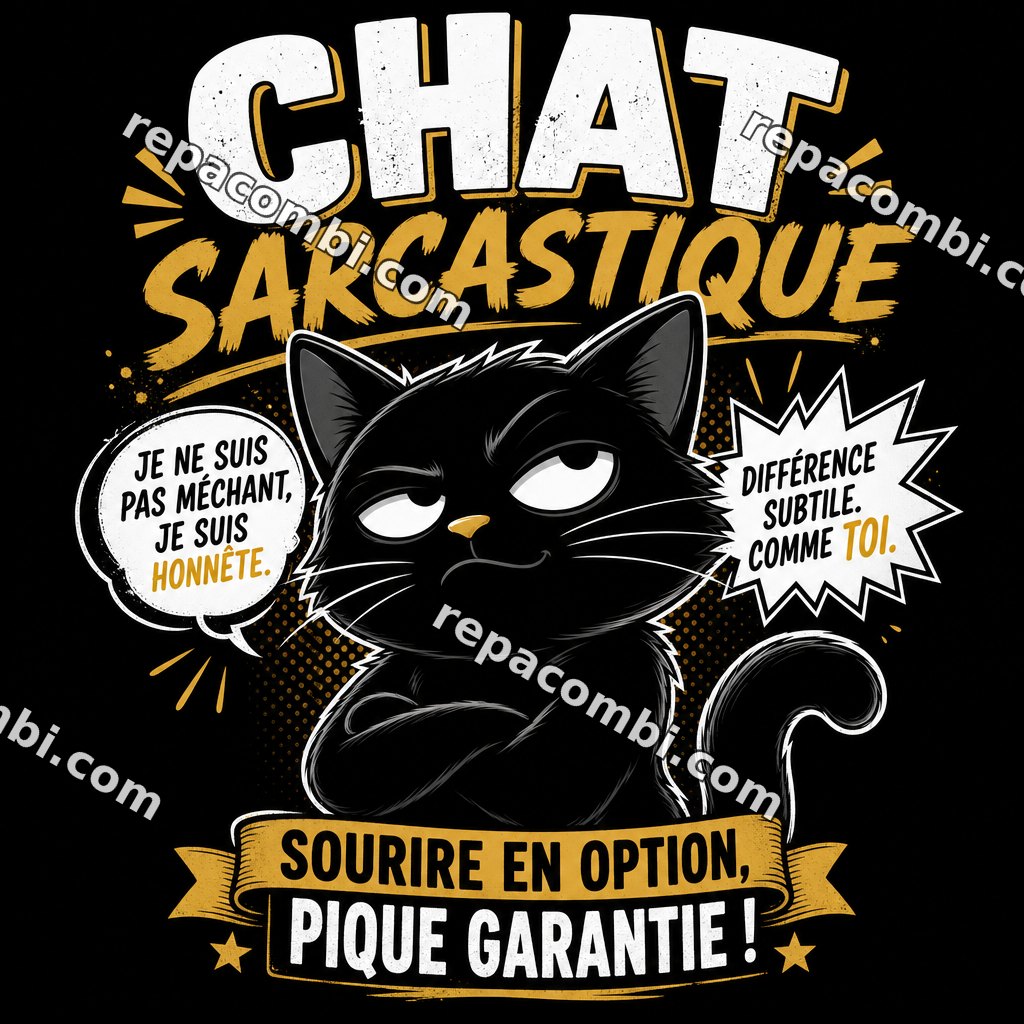 Chat Sarcastique Chat Sarcastique — ‘Chat sarcastique’ regard blasé