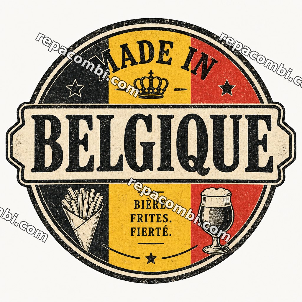 Made in Belgique Made in Belgique — ‘Made in Belgique’ drapeau et fierté