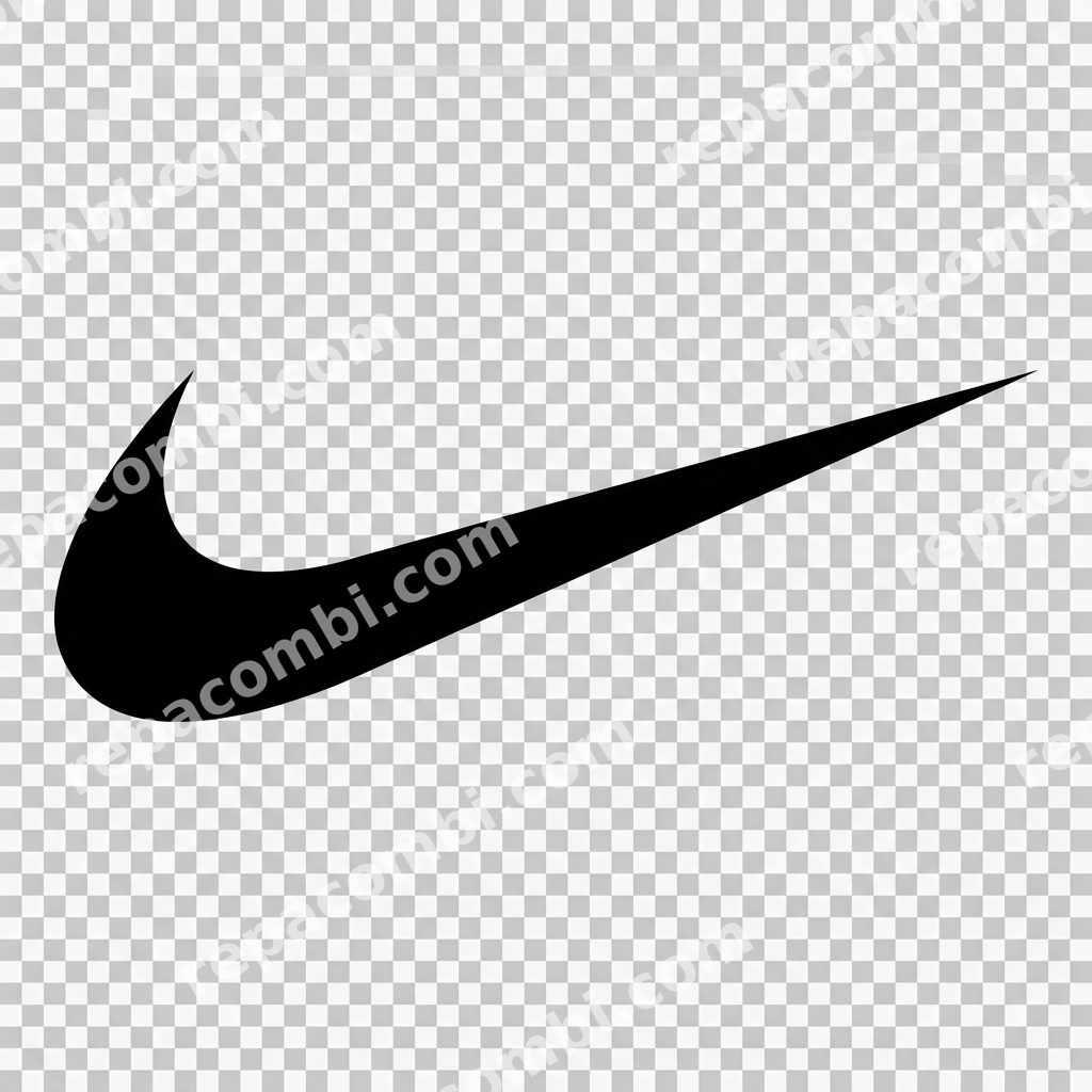 Swoosh Noir Swoosh Noir — Swoosh noir sobre, signature sport minimaliste