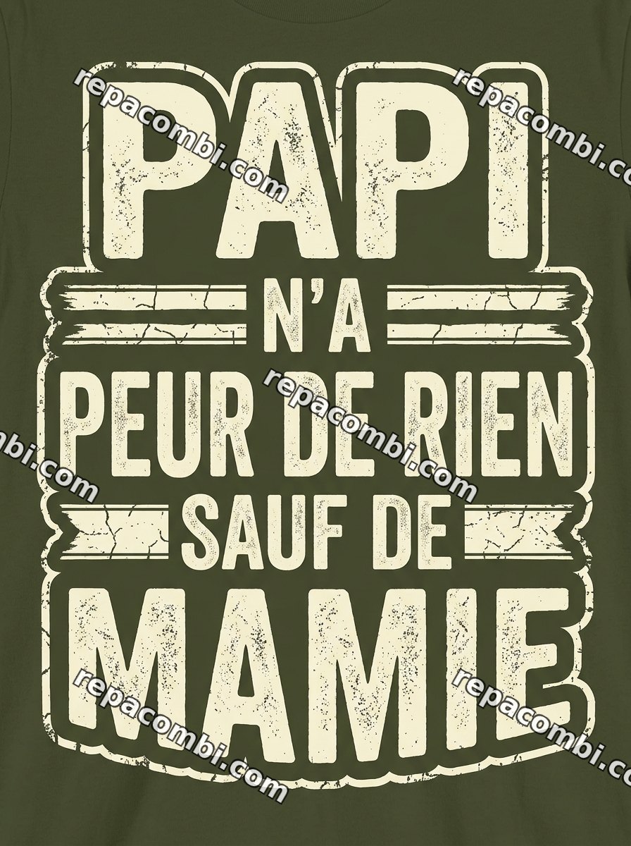 Papi a Peur de Mamie Papi a Peur de Mamie — ‘Même papi a peur de mamie’, clin d’œil famille