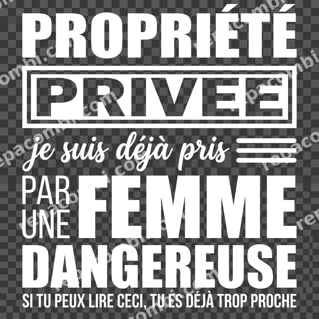Propriété Privée Femme Dangereuse Propriété Privée Femme Dangereuse — ‘Propriété privée — femme dangereuse’