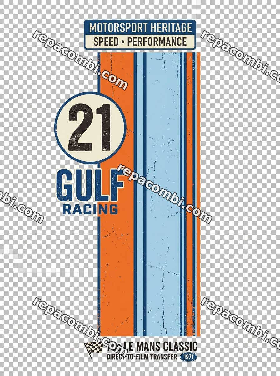 Retro Racing Stripes Retro Racing Stripes — Bandes racing rétro rouge, blanc, bleu
