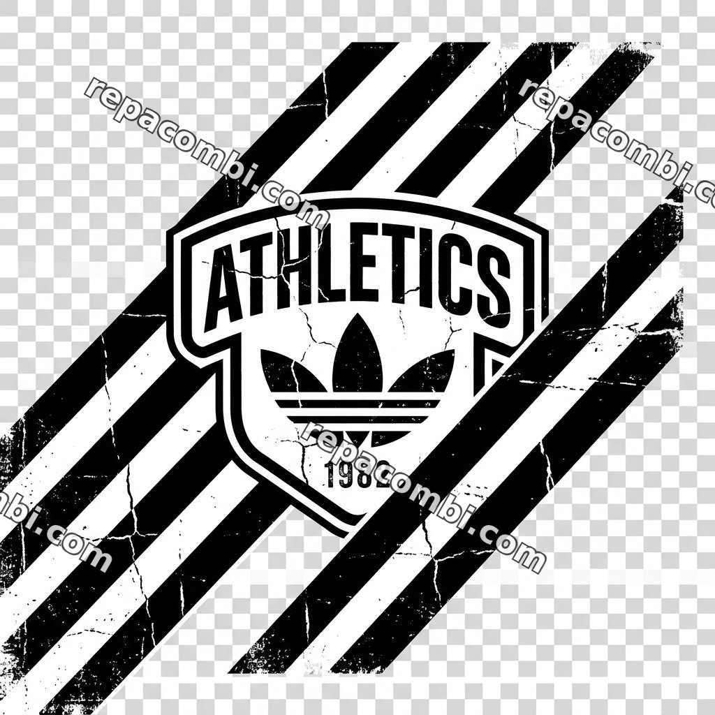 Retro Three Stripes Retro Three Stripes — Trois bandes rétro sport années 80